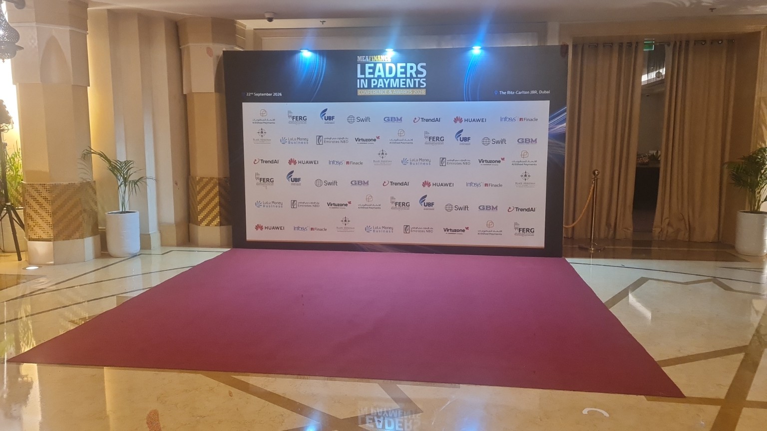 Leaders in Payments — media wall